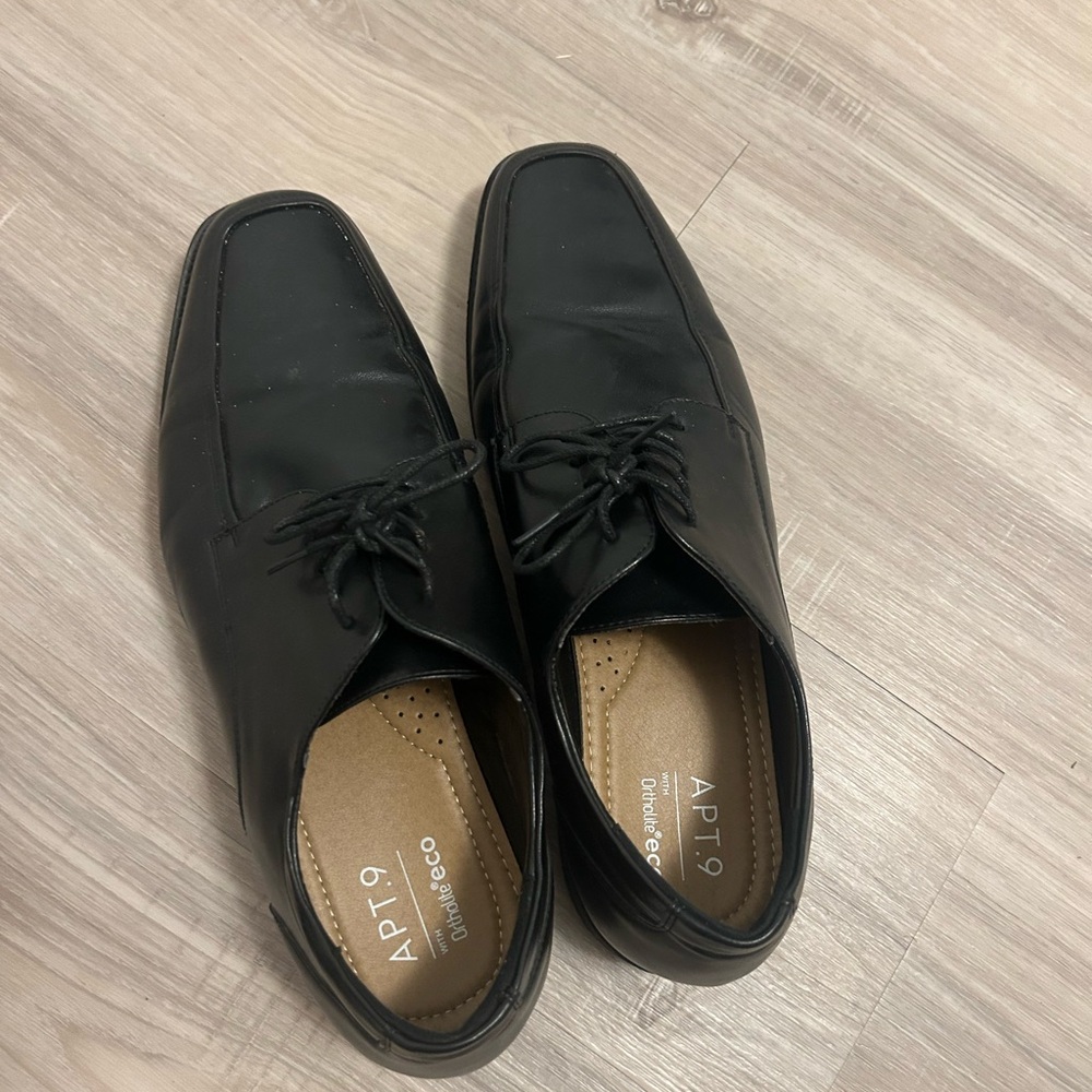 Apt. 9 Men's Classic Black Oxfords
